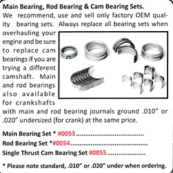 0053A / Main Bearing Set  
